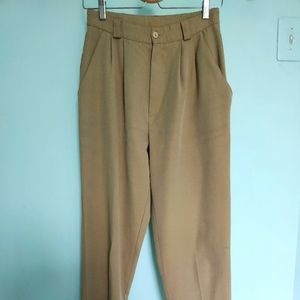 Vintage Olive Green Cottage Core Trousers